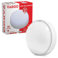 Светодиодный светильник VARGO ЖКХ 20W 6500K круг 2000lm IP54 Размер: 170x170x57мм (111861)