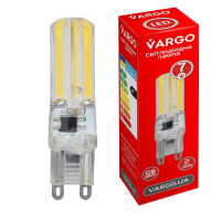LED лампа VARGO G9, 7W, COB, 4000K, AC 220V, ɸ15×H62mm (114876)