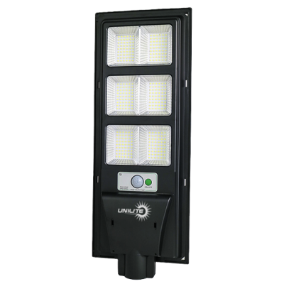 Светодиодный  светильник на солнечные батареи UNILITE 90W 6500K, Акумулятор: 3.2В, 9Ач Солнечная панель: 6В, 8Вт, с датчиком руху, 117919